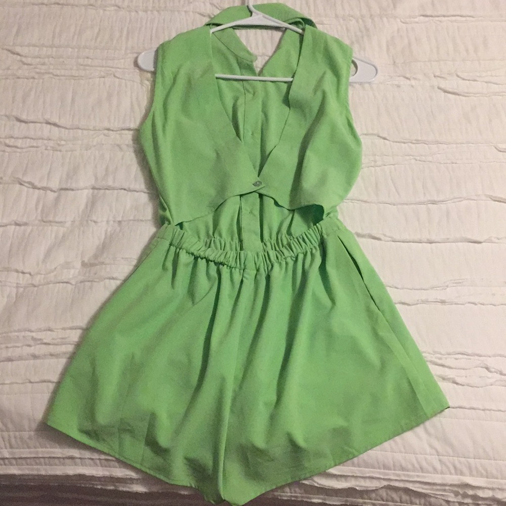 Green Romper - Picture 2 of 3